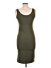 Assorted Brands Solid Green Casual Dress Size L - photo 2