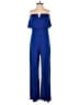 MOTF Solid Blue Jumpsuit Size S - photo 1