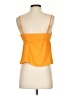 No Boundaries 100% Recycled Polyester Orange Sleeveless Blouse Size 0 - photo 2