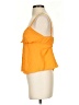 No Boundaries 100% Recycled Polyester Orange Sleeveless Blouse Size 0 - photo 5