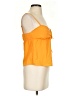 No Boundaries 100% Recycled Polyester Orange Sleeveless Blouse Size 0 - photo 4