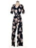Trixxi Floral Blue Jumpsuit Size S - photo 1