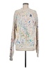 Soul 100% Cotton Print White Sweatshirt Size M - photo 1
