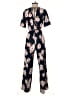 Trixxi Floral Blue Jumpsuit Size S - photo 2