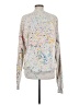 Soul 100% Cotton Print White Sweatshirt Size M - photo 2