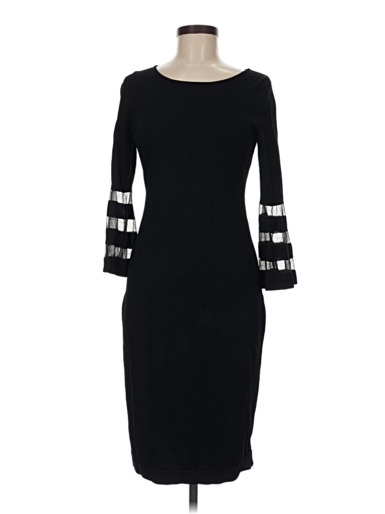 Pre-owned Calvin Klein Cocktail Dress In Black