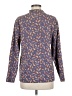 Westbound 100% Cotton Print Blue Long Sleeve Blouse Size M - photo 2