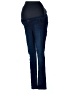 Old Navy - Maternity Solid Blue Jeans Size 6 - photo 1