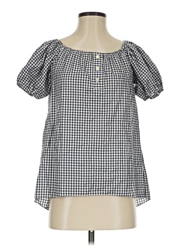 Caroline Constas Short Sleeve Blouse (view 1)