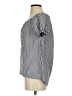 Caroline Constas 100% Cotton Gray Short Sleeve Blouse Size S - photo 5