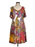 MSK Paisley Brown Casual Dress Size M - photo 1