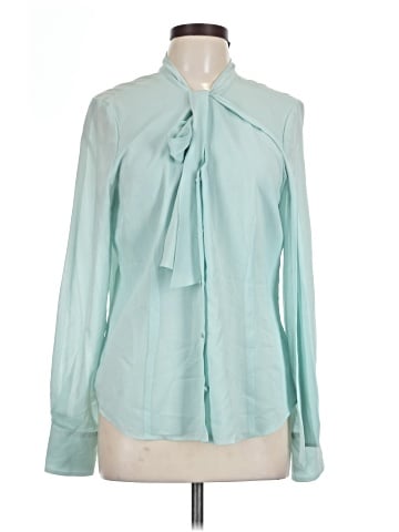 Liz Claiborne Long Sleeve Silk Top (view 1)