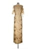 JS Collections 100% Polyester Gold Cocktail Dress Size 8 - photo 2