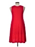 Double Zero Solid Red Casual Dress Size L - photo 2