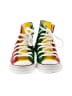 Converse Color Block Red Sneakers Size 6 - photo 2