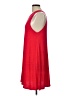 Double Zero Solid Red Casual Dress Size L - photo 5