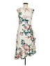 Eliza J Floral Ivory White Cocktail Dress Size 8 - photo 1