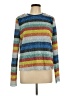 GRAY LABEL 100% Polyester Stripes Silver Pullover Sweater Size L - photo 1