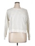 Lou & Grey Polka Dots White Pullover Sweater Size XL - photo 1