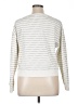 Lou & Grey Polka Dots White Pullover Sweater Size XL - photo 2