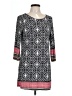 Misia Print Black Casual Dress Size L - photo 1