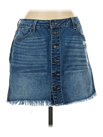 Mudd Denim Skirt (view 1)