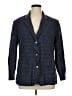 L.L.Bean Checkered-gingham Blue Blazer Size 16 Petite - photo 1