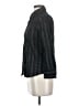 Theory Tweed Black 3/4 Sleeve Button-Down Shirt Size S - photo 5