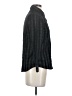 Theory Tweed Black 3/4 Sleeve Button-Down Shirt Size S - photo 4