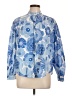 Zara Blue Long Sleeve Blouse Size L - photo 1