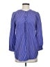 Joie 100% Silk Blue Long Sleeve Silk Top Size S - photo 1
