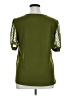 Assorted Brands 100% Polyester Green Short Sleeve Top Size XL - photo 2