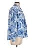 Zara Blue Long Sleeve Blouse Size L - photo 4