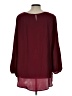 Democracy 100% Polyester Burgundy 3/4 Sleeve Blouse Size L - photo 2