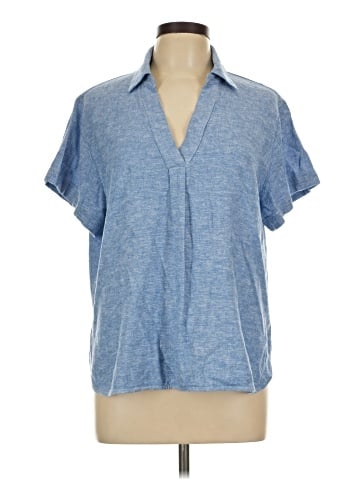 Banana Republic Factory Store Short Sleeve Blouse (view 1)
