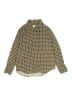 Crewcuts 100% Cotton Houndstooth Brown Long Sleeve Button-Down Shirt Size 10 - photo 1