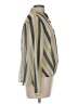 CAbi 100% Polyester Stripes Gold Long Sleeve Blouse Size M - photo 4
