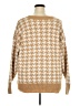 Ava & Viv Houndstooth Tan Pullover Sweater Size 2X - photo 2