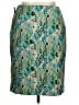 Etcetera Paisley Teal Casual Skirt Size 8 - photo 2