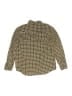 Crewcuts 100% Cotton Houndstooth Brown Long Sleeve Button-Down Shirt Size 10 - photo 2