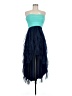 Deb 100% Polyester Blue Cocktail Dress Size 7 - photo 1