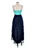 Deb 100% Polyester Blue Cocktail Dress Size 7 - photo 2