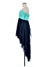 Deb 100% Polyester Blue Cocktail Dress Size 7 - photo 5