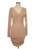 Shein Solid Tan Cocktail Dress Size XL - photo 1