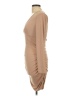 Shein Solid Tan Cocktail Dress Size XL - photo 5