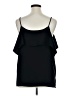 Ann Taylor 100% Polyester Black Sleeveless Blouse Size XL - photo 2