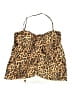 Tempt Me Animal Print Brown Swimsuit Top Size L - photo 1