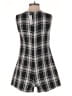 Day + Moon 100% Polyester Plaid Black Romper Size S - photo 1
