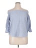 Rosette Blue 3/4 Sleeve T-Shirt Size XL - photo 1