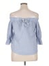 Rosette Blue 3/4 Sleeve T-Shirt Size XL - photo 2